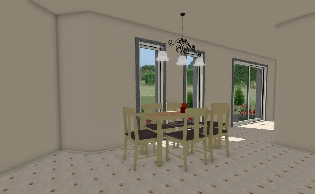 Plan de maison individuelle à Panazol (87350) - vue 2