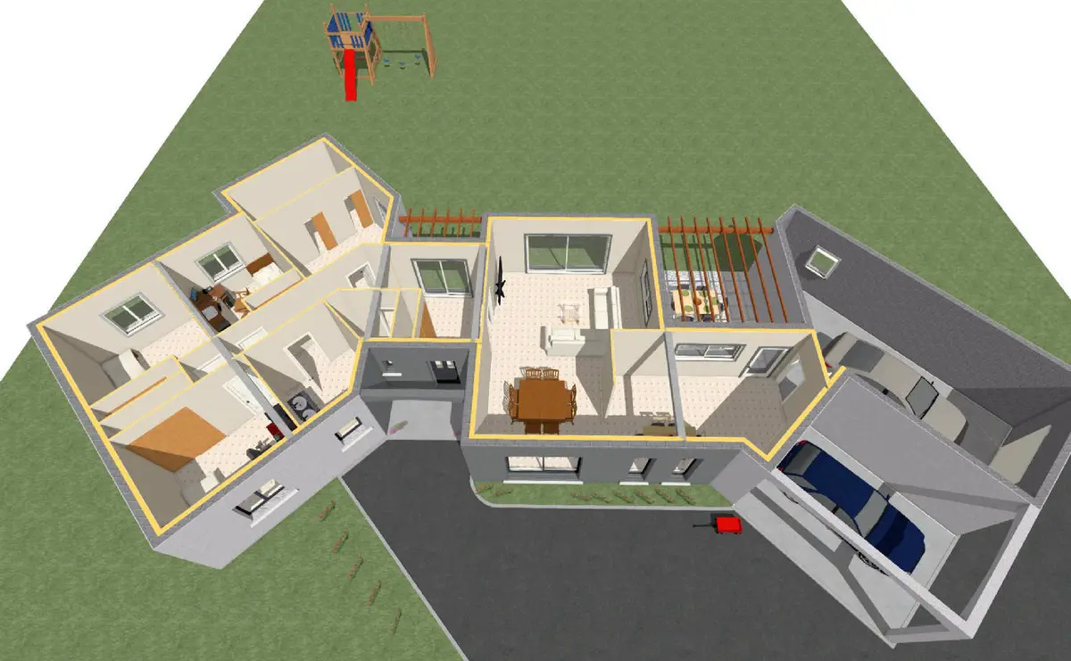 Plan de maison individuelle à Panazol (87350) - vue 3