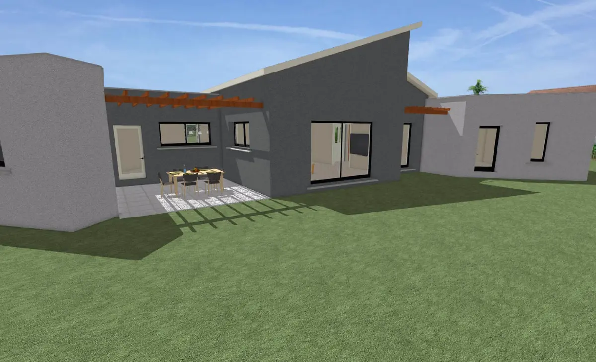 Plan de maison individuelle à Panazol (87350) - vue 1