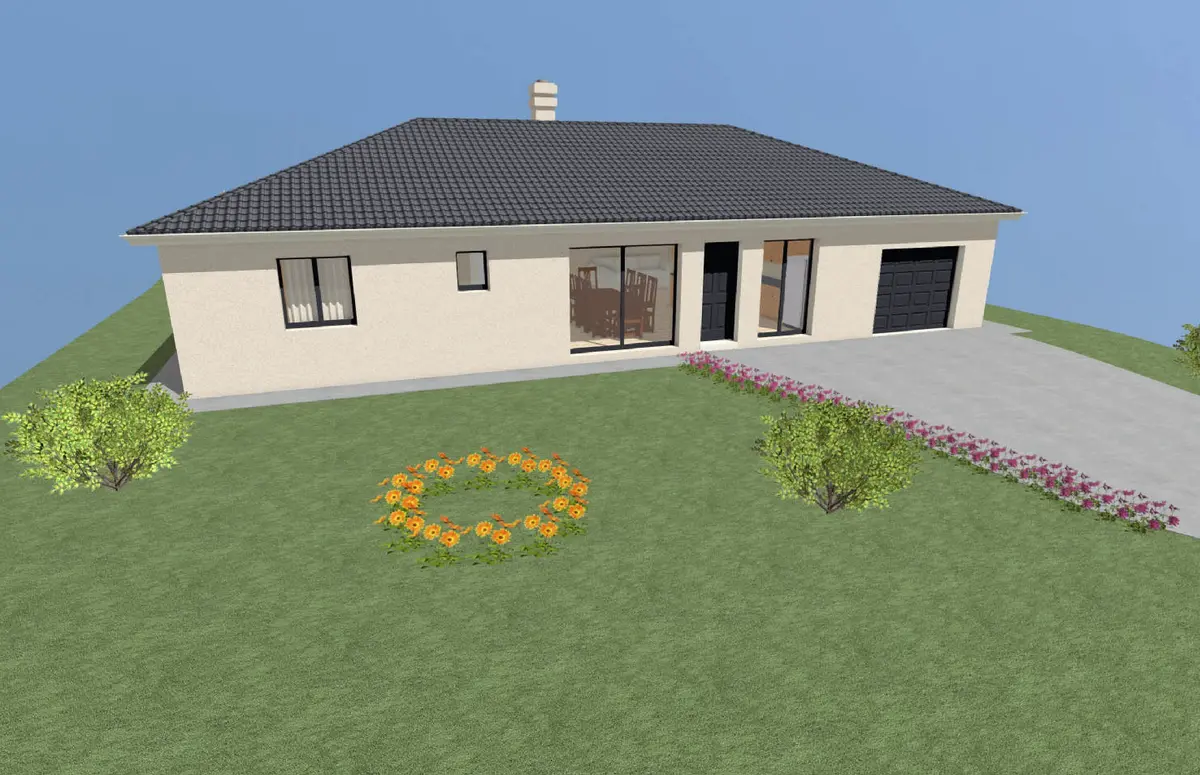 Plan de maison individuelle à Meilhac (87800) - vue 6