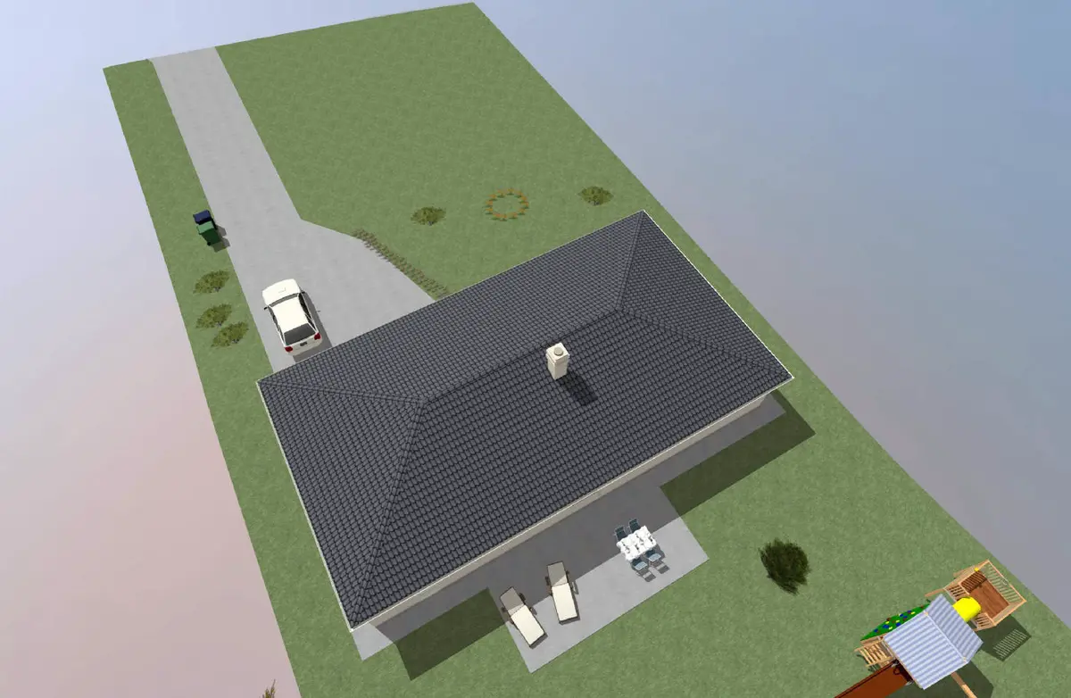 Plan de maison individuelle à Meilhac (87800) - vue 2