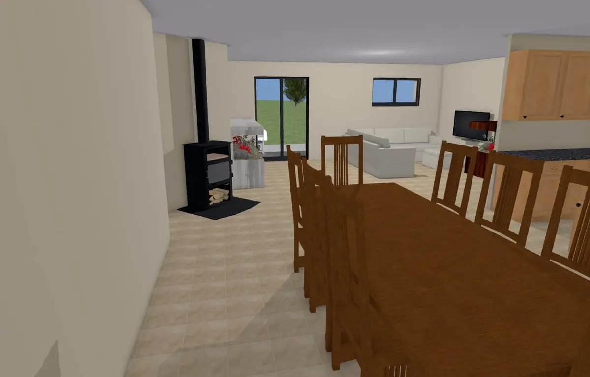 Plan de maison individuelle à Meilhac (87800) - vue 4